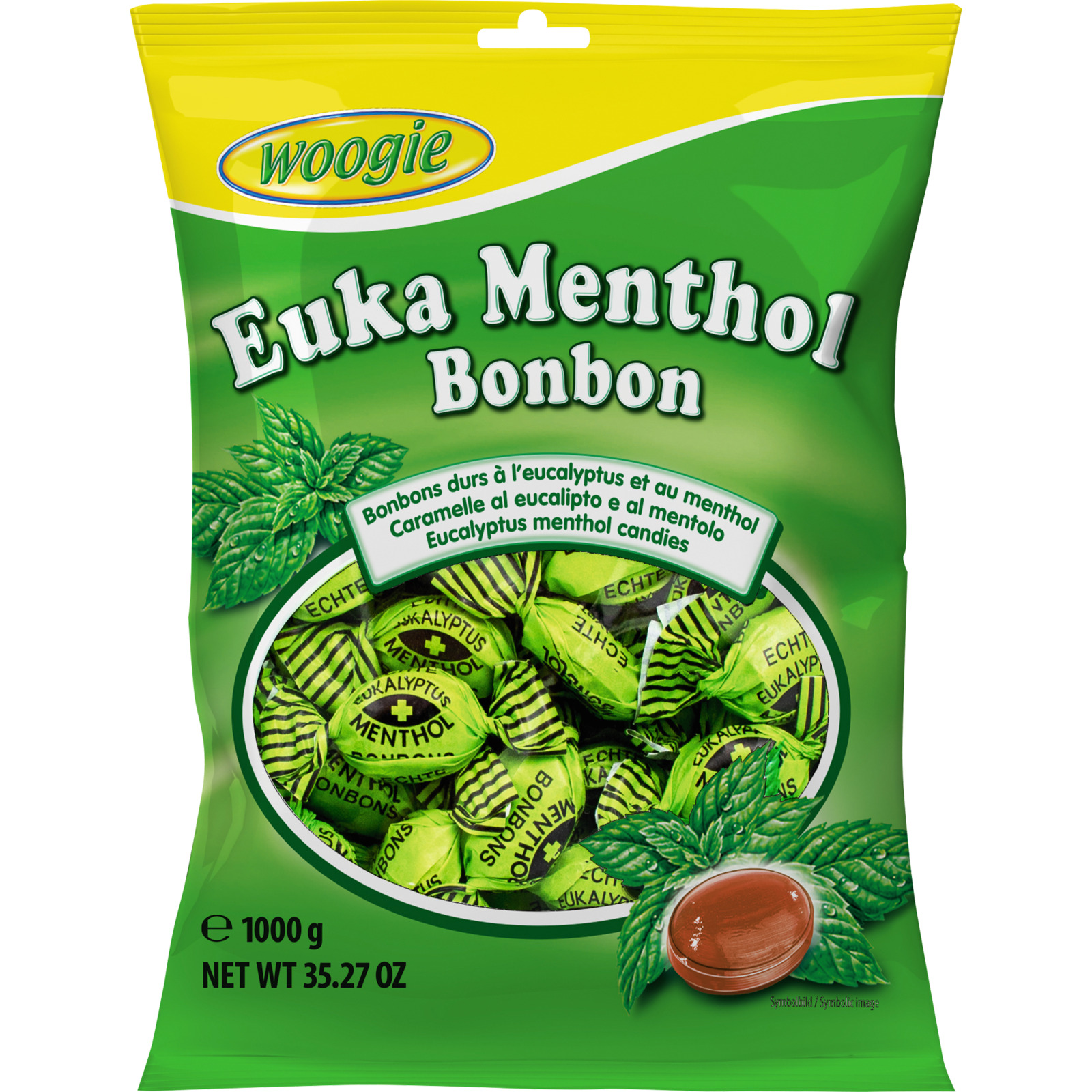 Woogie Euka Menthol Bonbon 1000 g