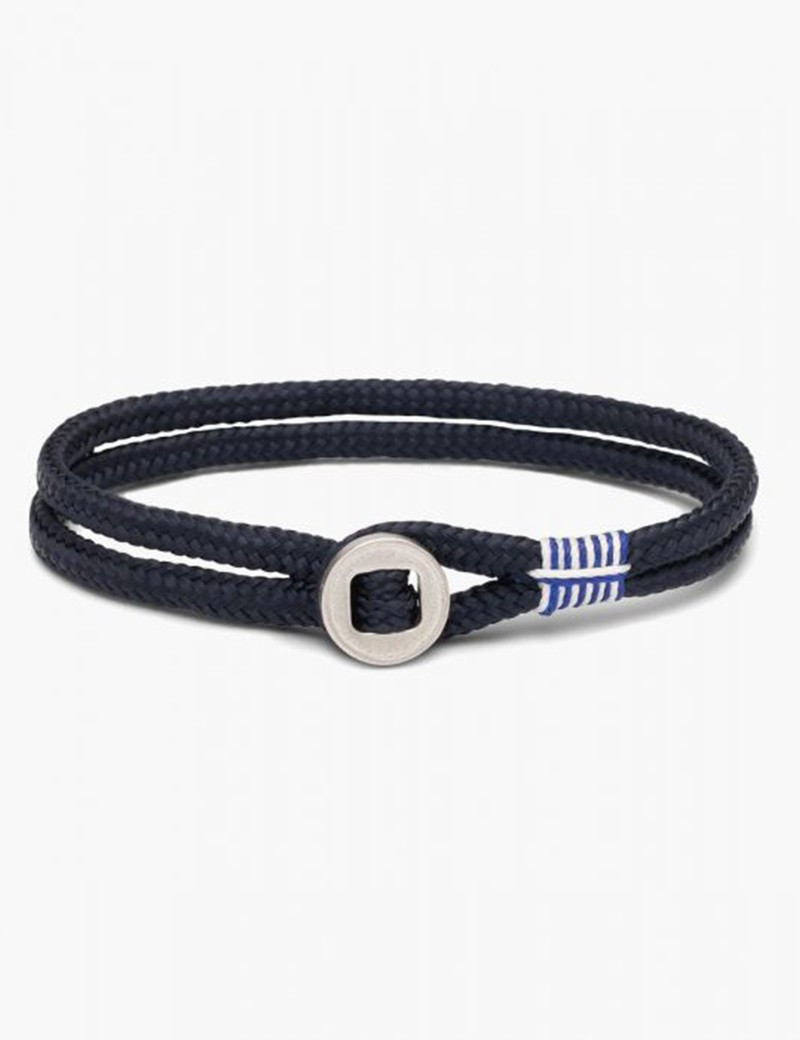 PIG & HEN BRACELET DON DINO NAVY/SILVER