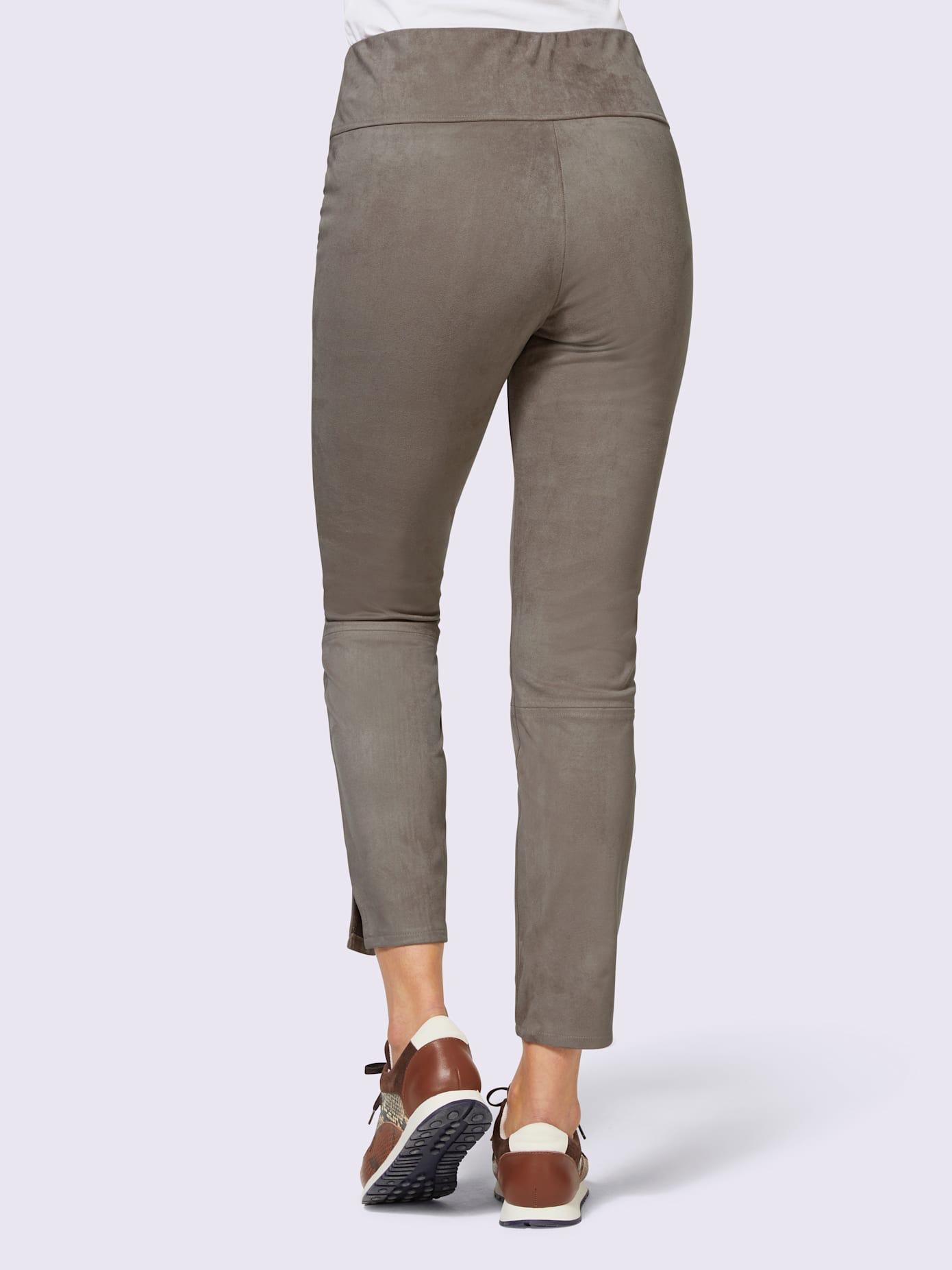 Pantalon en imitation cuir imitation cuir velours douce