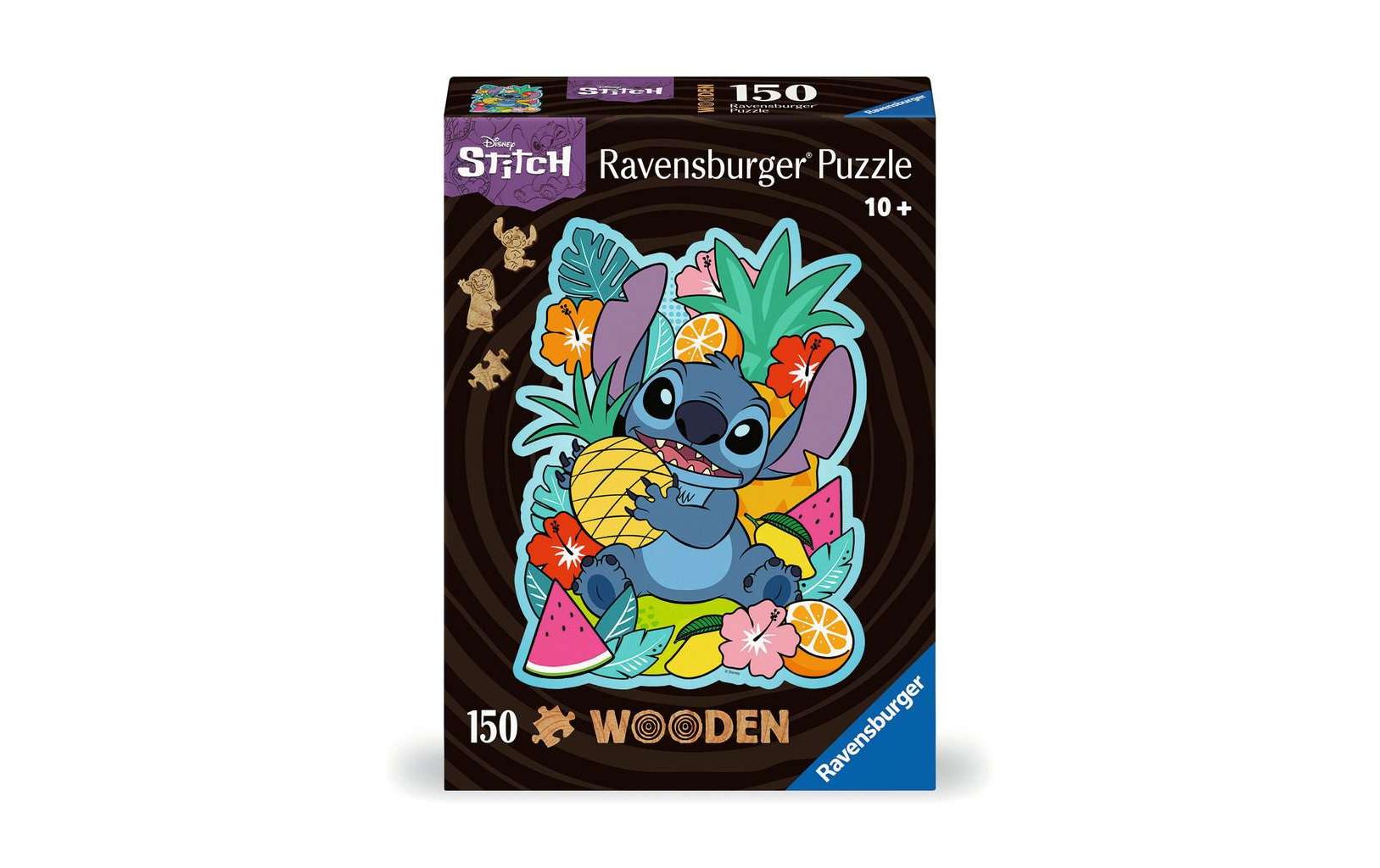 Holz-Puzzle Disney StitchPuzzle mit stabilen, individuellen Puzzleteilen