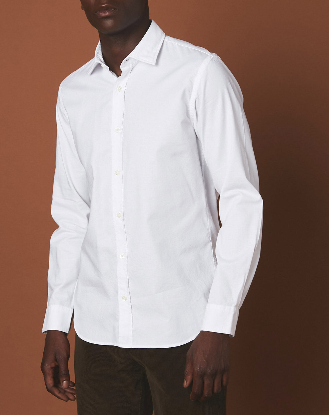 Hartford Chemise slim Sammy blanche