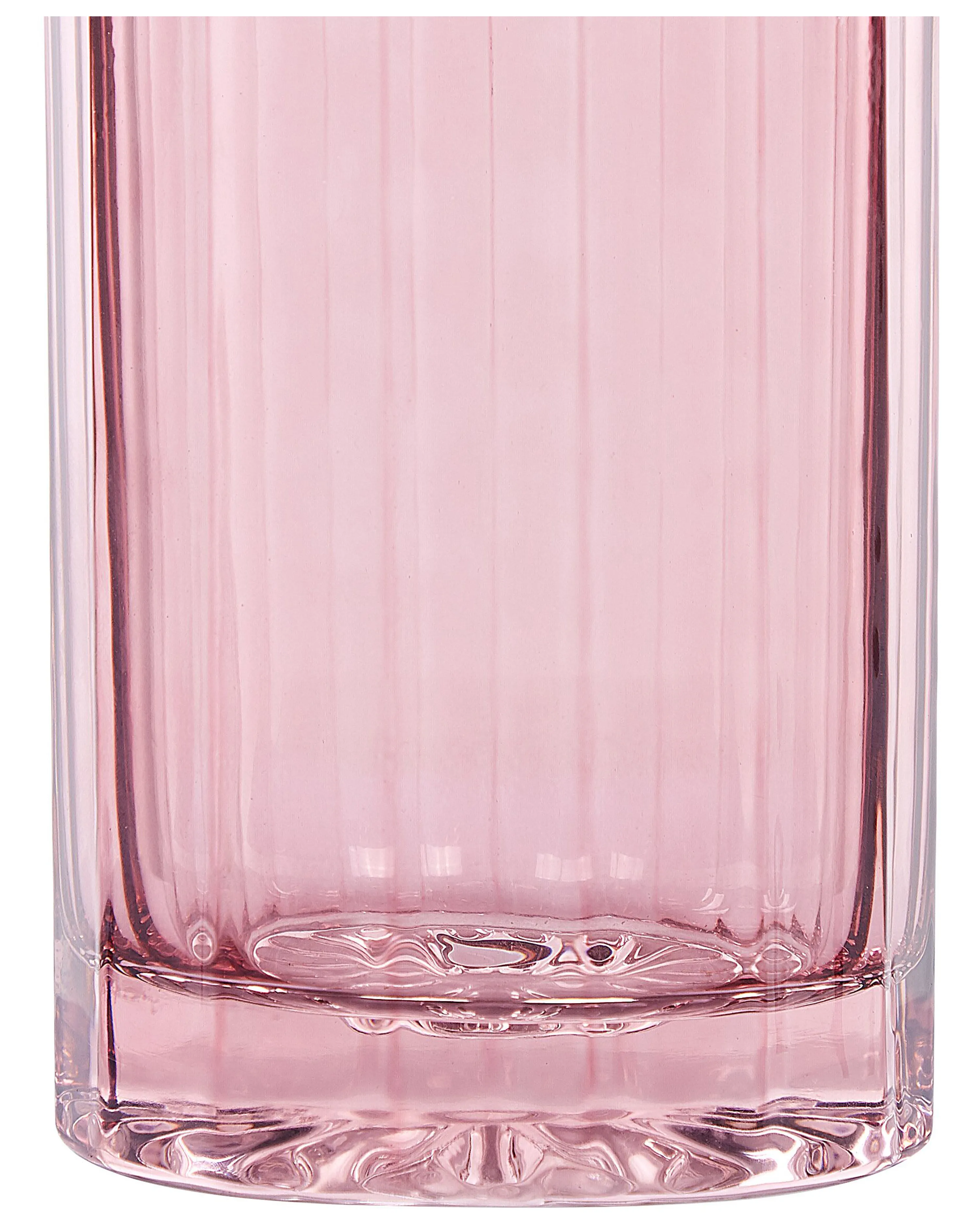Bloemenvaas PERDIKI Glas 30 cm Roze