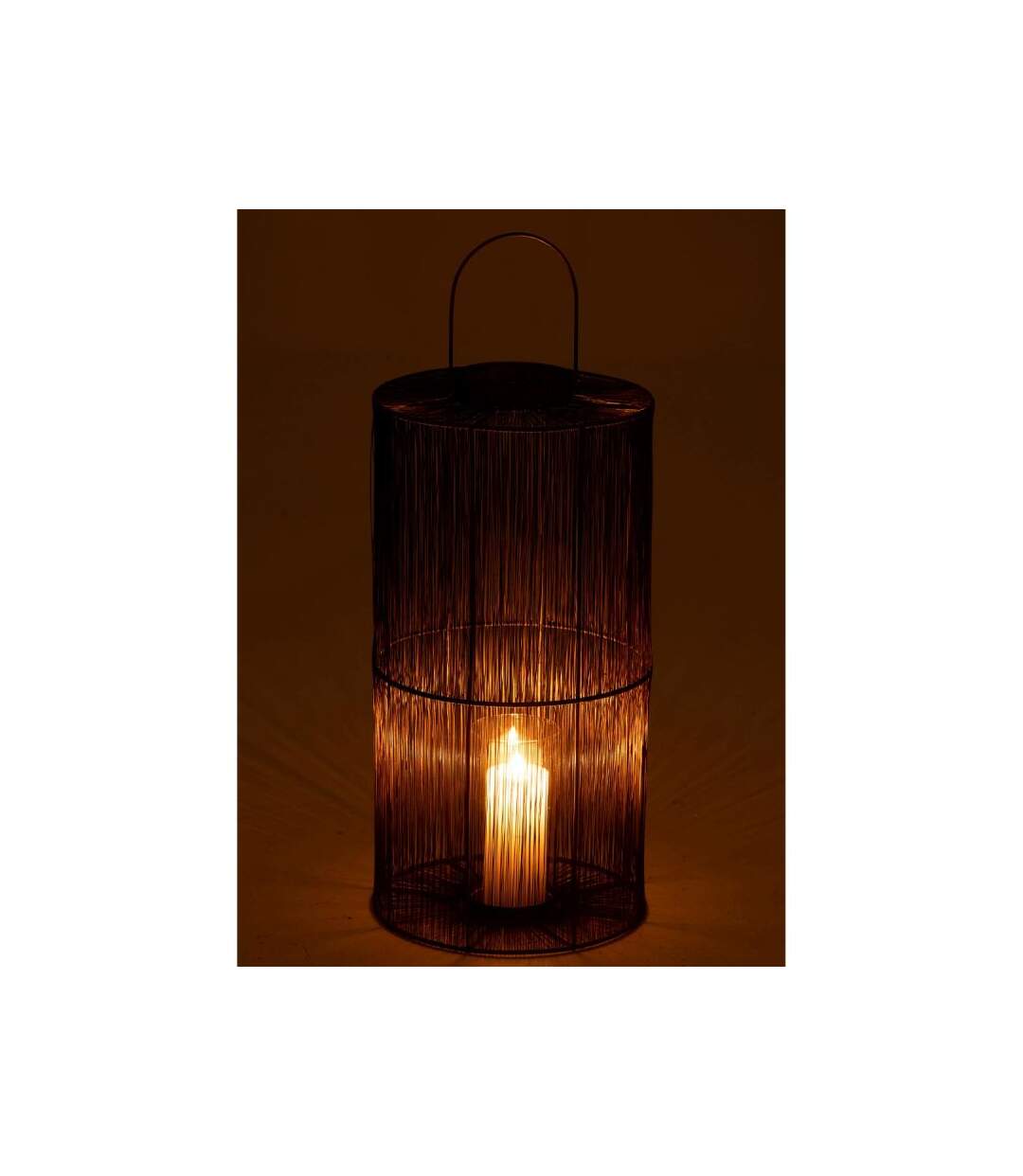 Paris Prix - Lanterne Vintage En Métal freyo 76cm Bronze