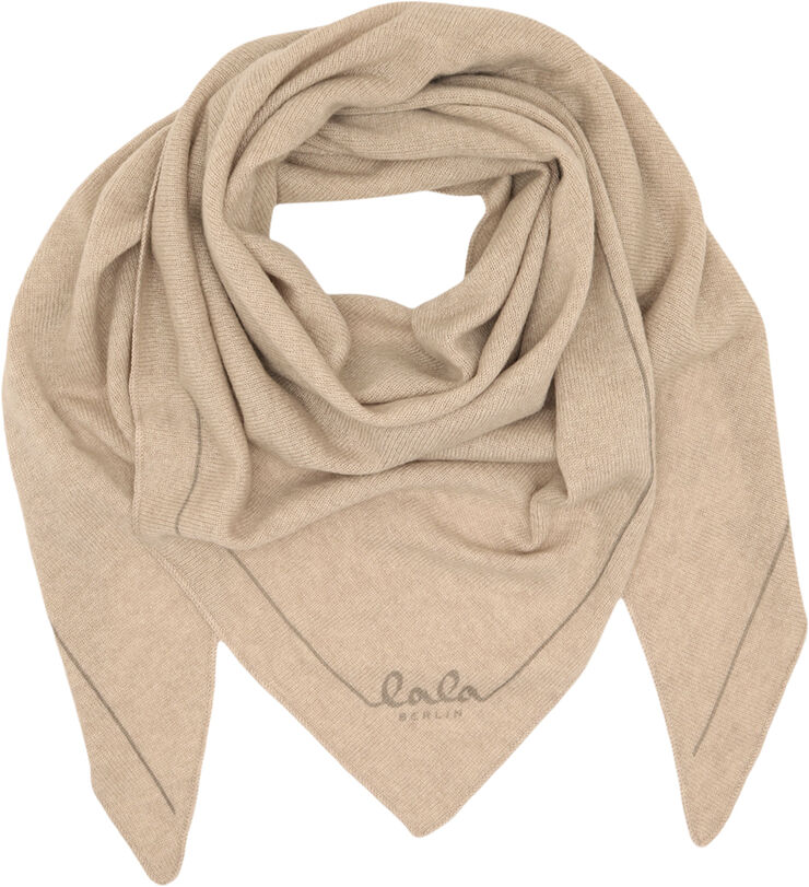Lala Berlin Triangle Solid Logo M Dune beige