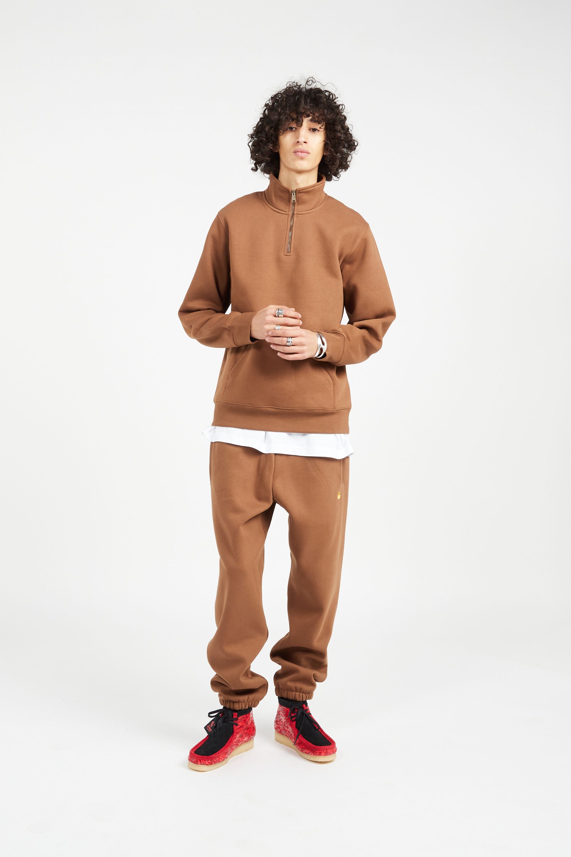 CARHARTT WIP Sweatshirt CHASE Marron
