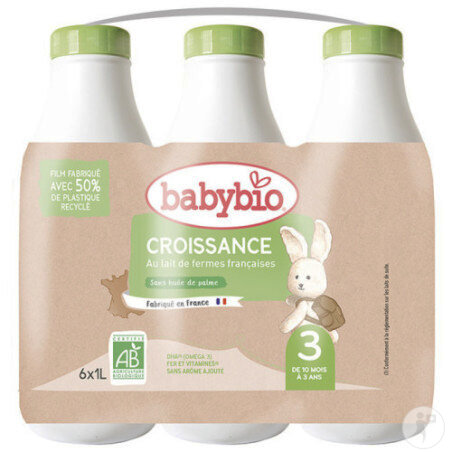 Babybio Lait De Croissance Liquide 6x1l