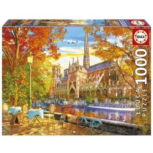 Puzzle 1000 pcs l automne a notre dame