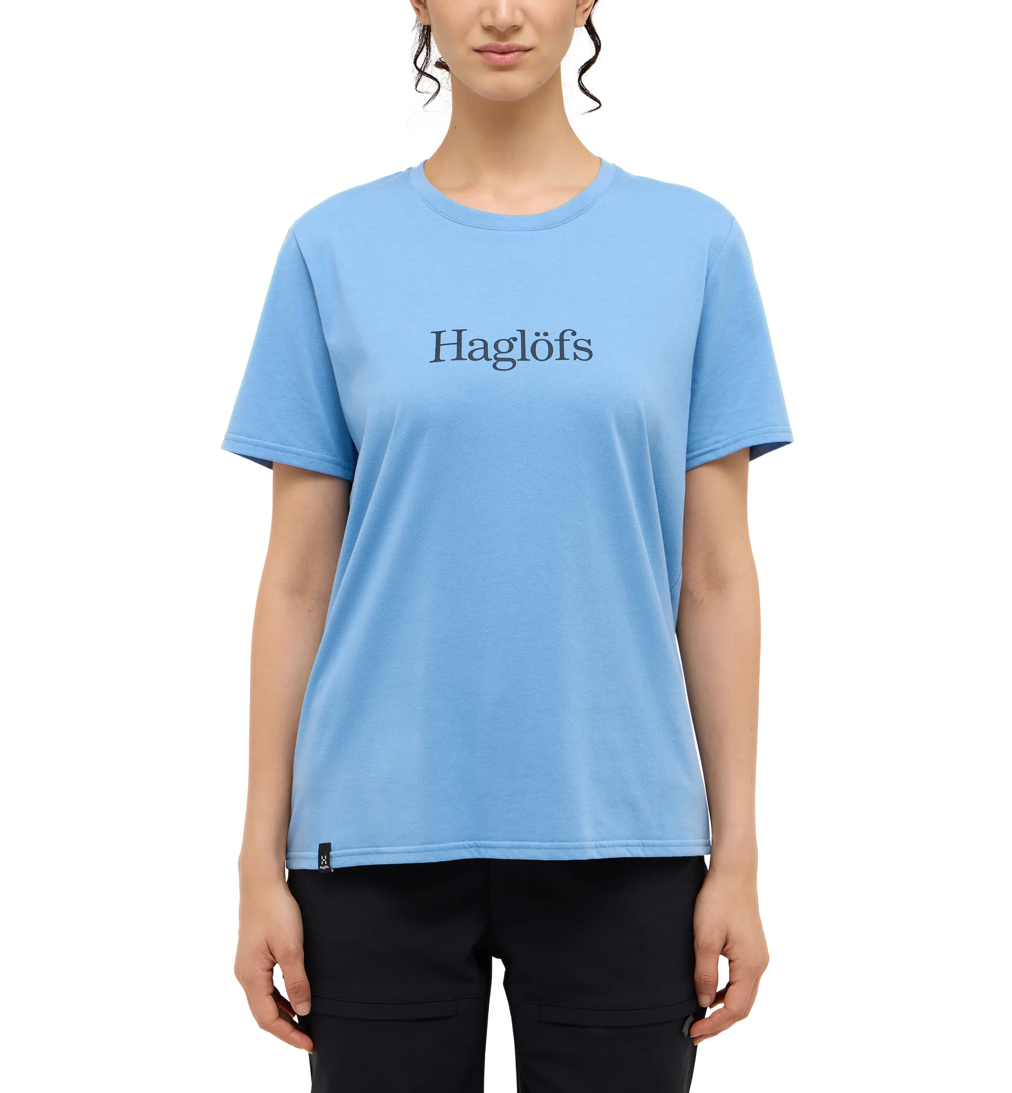 Haglöfs Outsiders Tee Women Sky Blue
