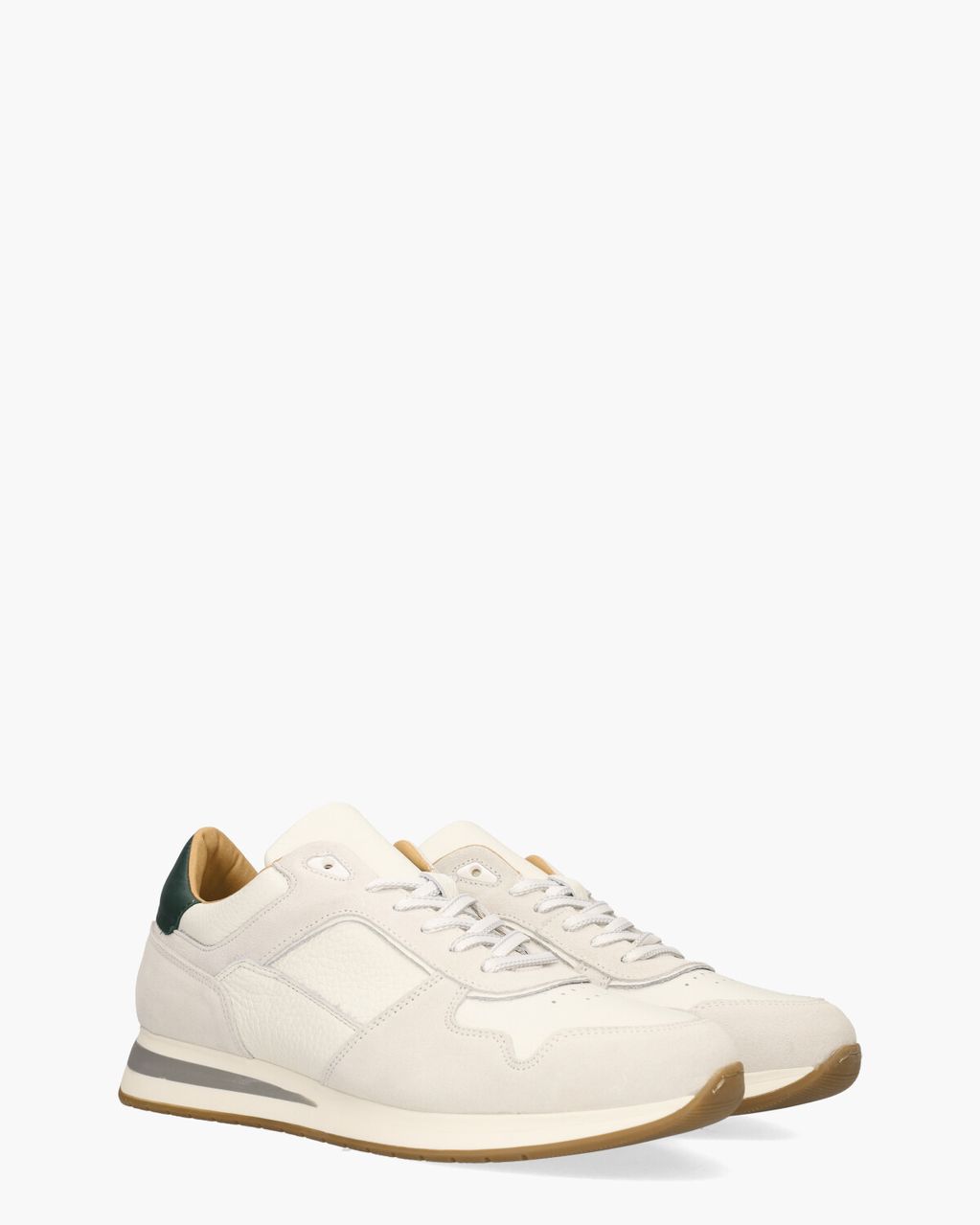 Rapid Soul Winston Off-White/Groen Herensneakers