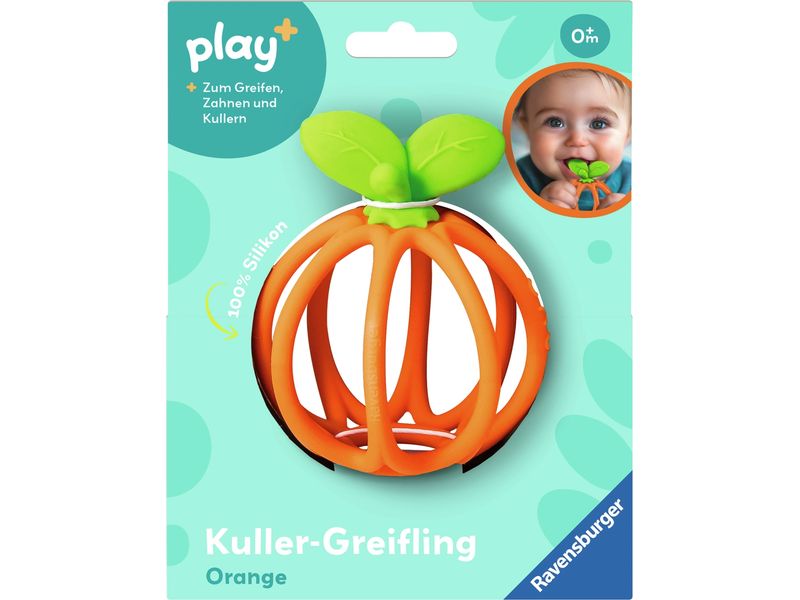 play  Greifling Kuller Orange Kullernder Greifling zum Beissen und Spielen