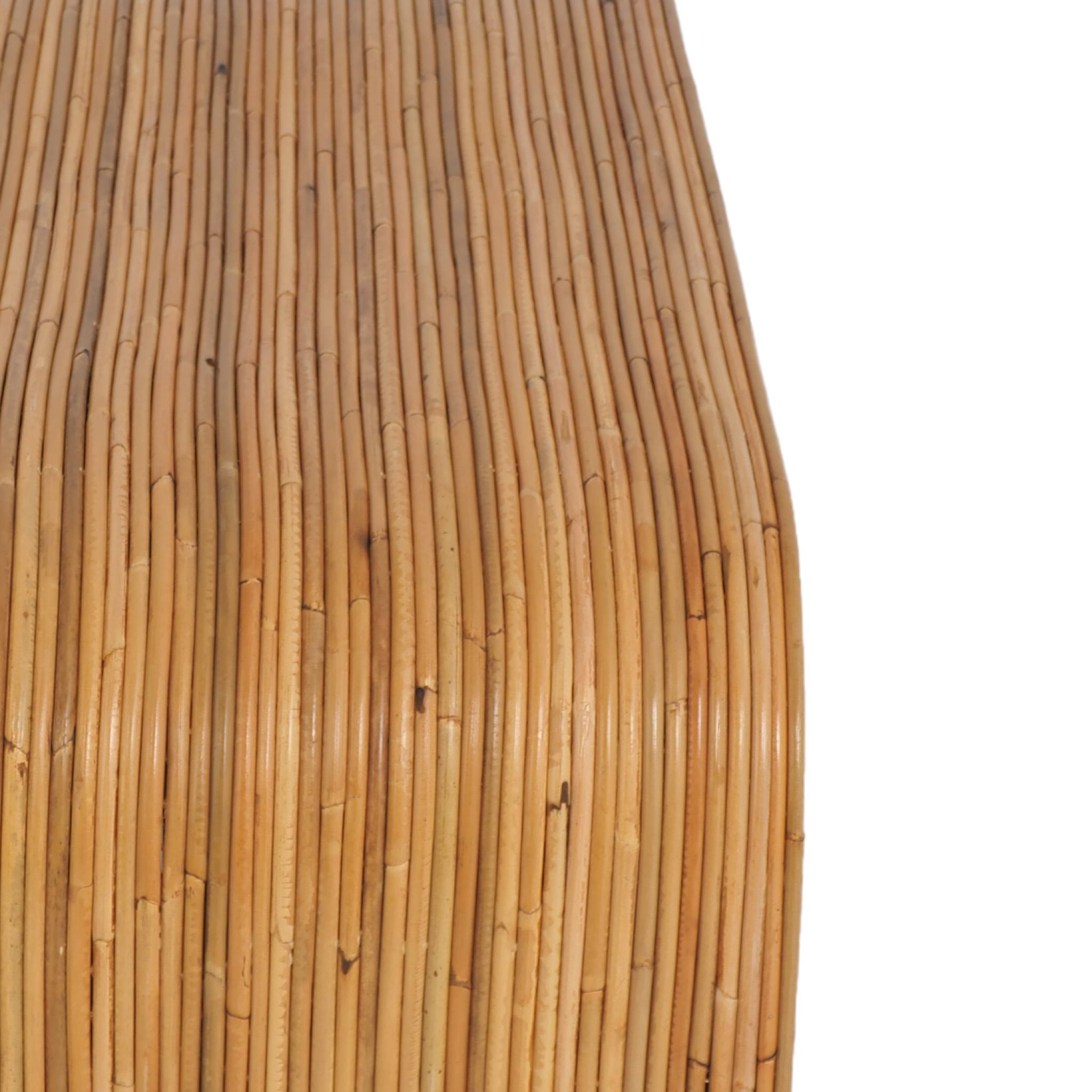 sweeek - Bank, bedeinde in natuurlijk rotan, 100cm
