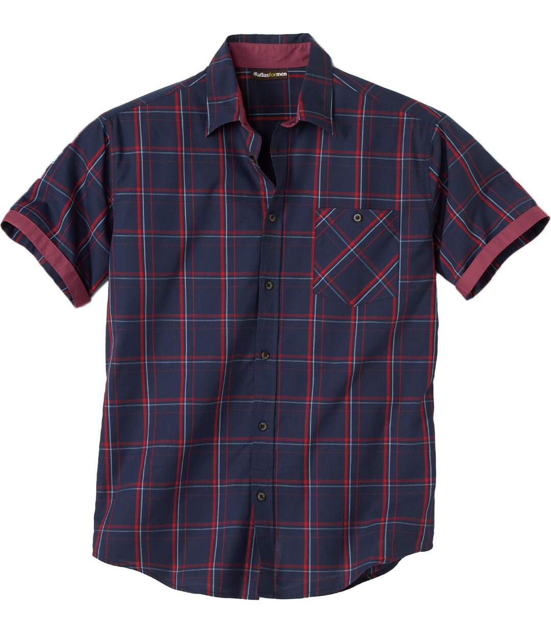 Chemise Popeline à Carreaux Fantaisie