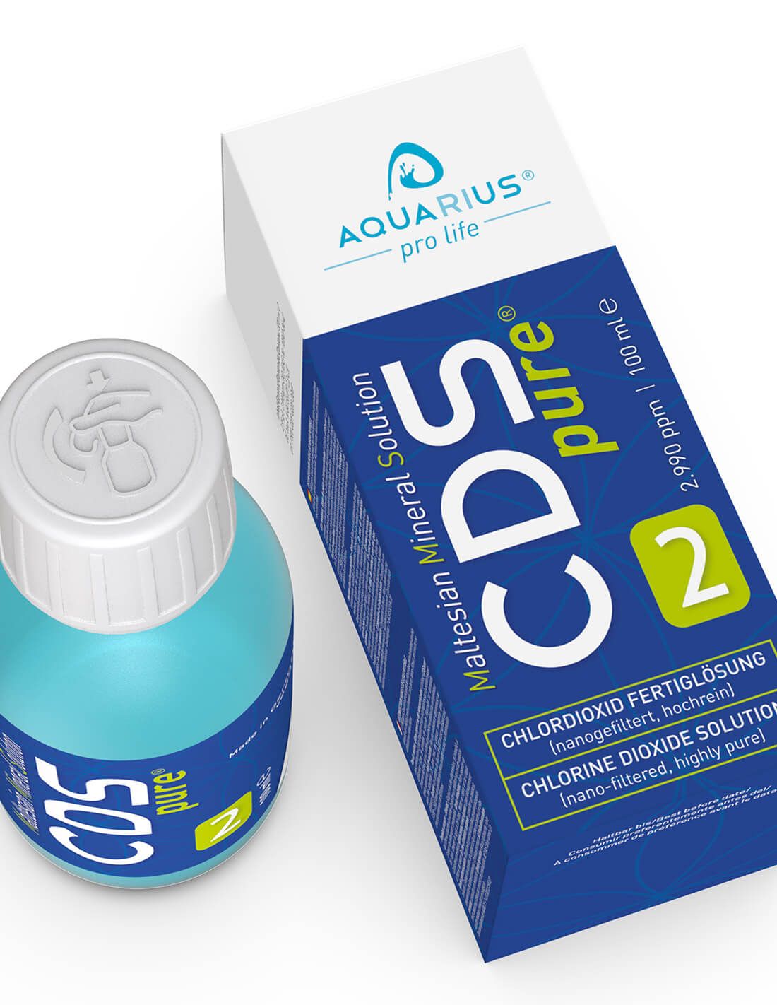 AQUARIUS pro life - CDSpure | CDS/CDL Chlordioxid-Lösung