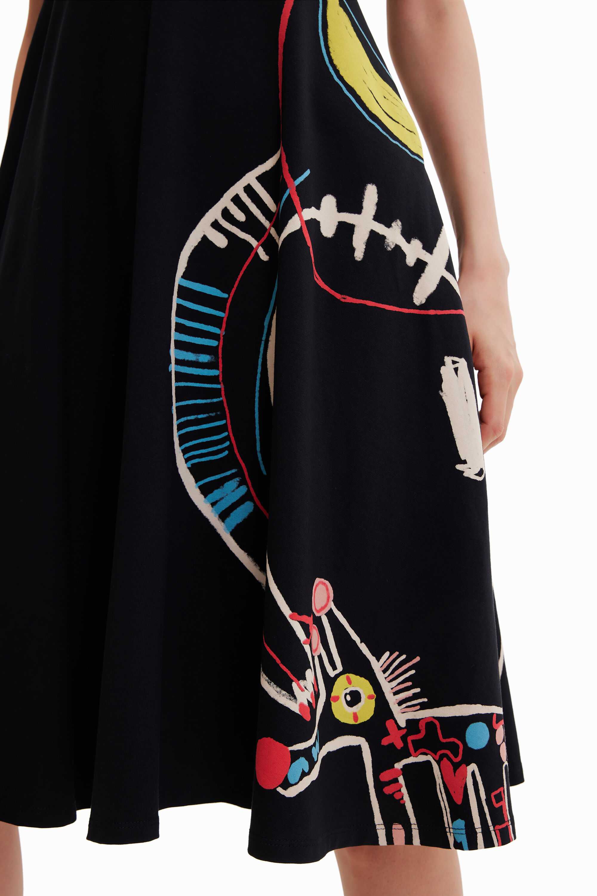 Robe midi arty