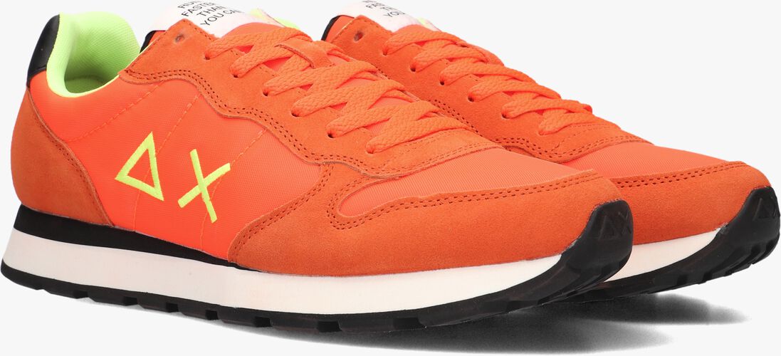 SUN68 oranje sun68 lage sneakers tom solid nylon men