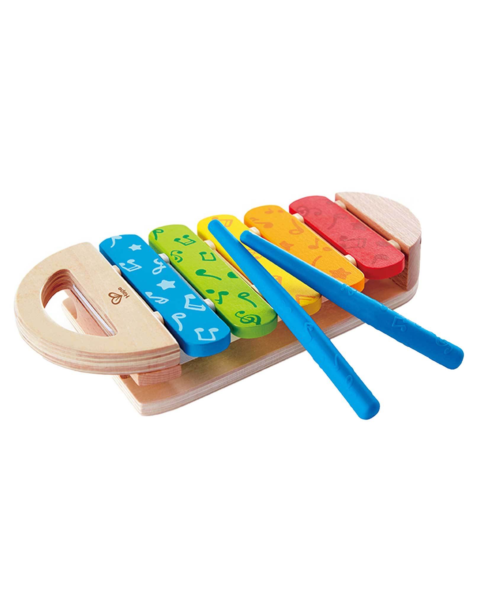 Xylophon REGENBOGEN 3-teilig aus Holz