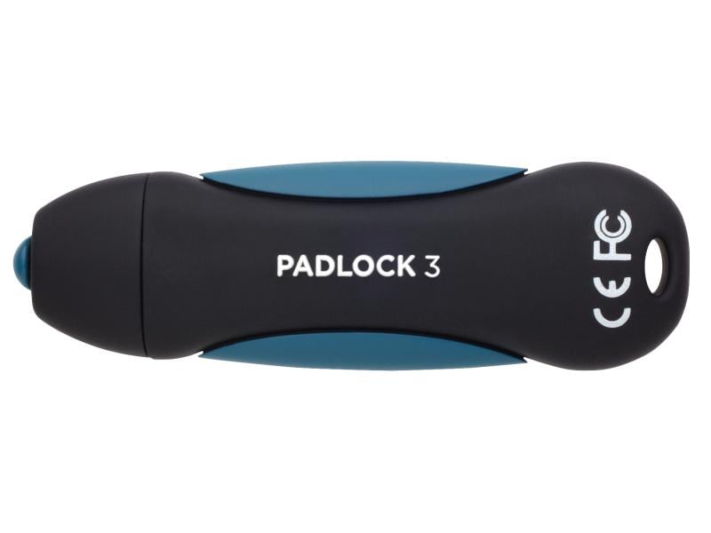 Corsair USB-Stick Padlock 3 128 GB USB-Stick mit 128 GB Speicherkapazität und 20 MB/s Lesegeschwindigkeit