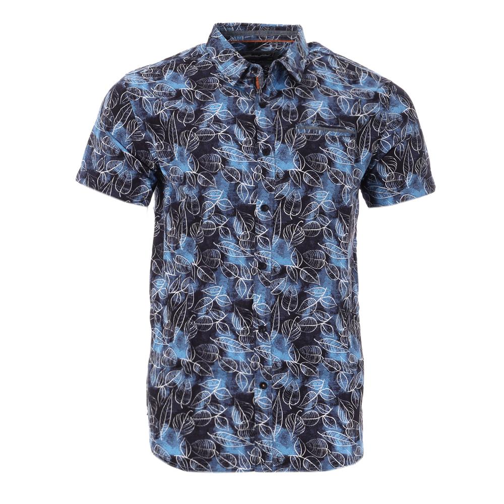 RMS26 Chemise Bleu/Noire à Motifs Homme RMS26 Aquarelle