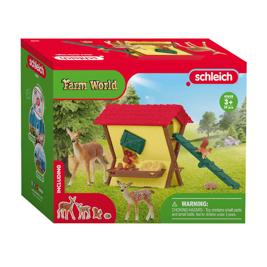 schleich FARM WORLD De Bosdieren Voeren 42658