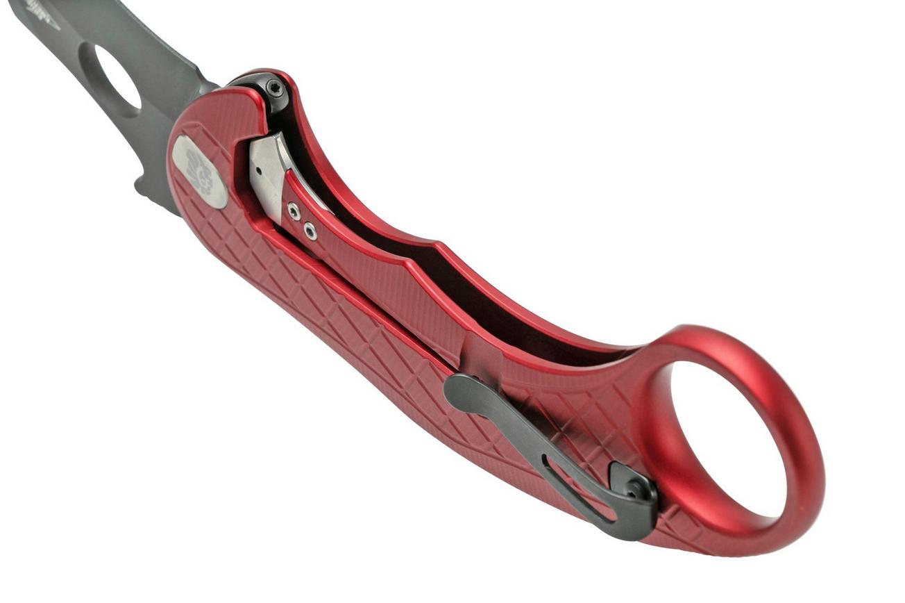 LionSteel L.E.One LE1-A-RB MagnaCut, Black, Red Aluminium, Karambit zakmes