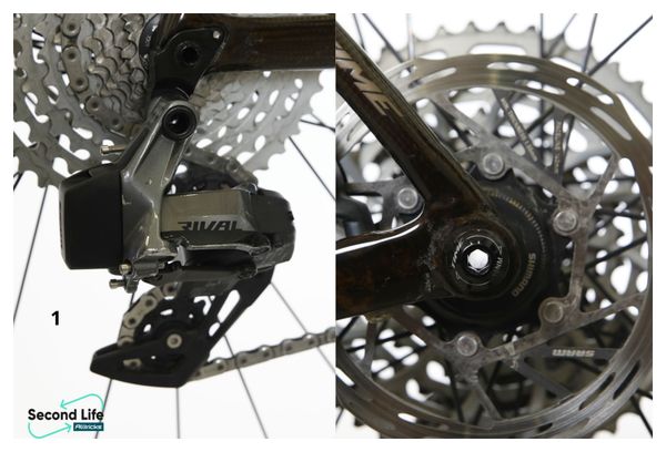 Produit Reconditionné - Gravel Bike Time ADHX Carbon Sram Rival AXS 12V Bronze 2022