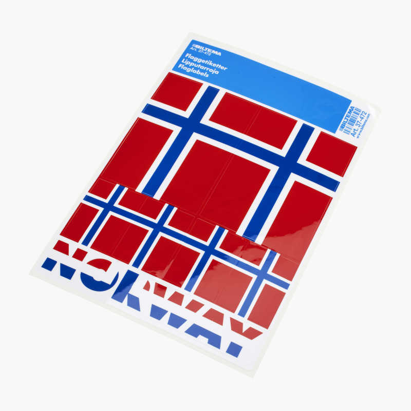 Flaggetiketter, Norge