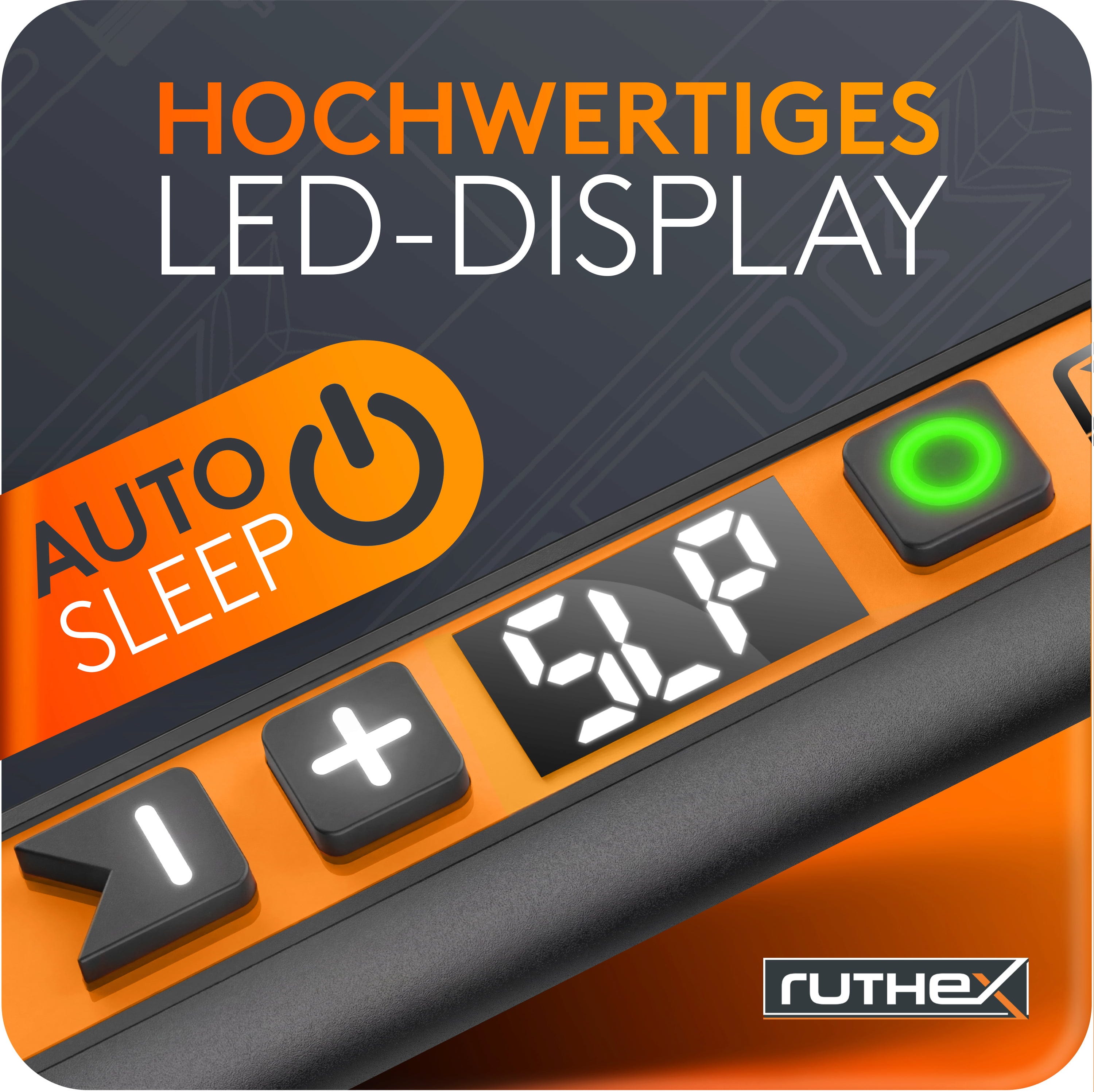 ruthex  900M Lötkolben    Elektrischer Lötkolben mit LED Display