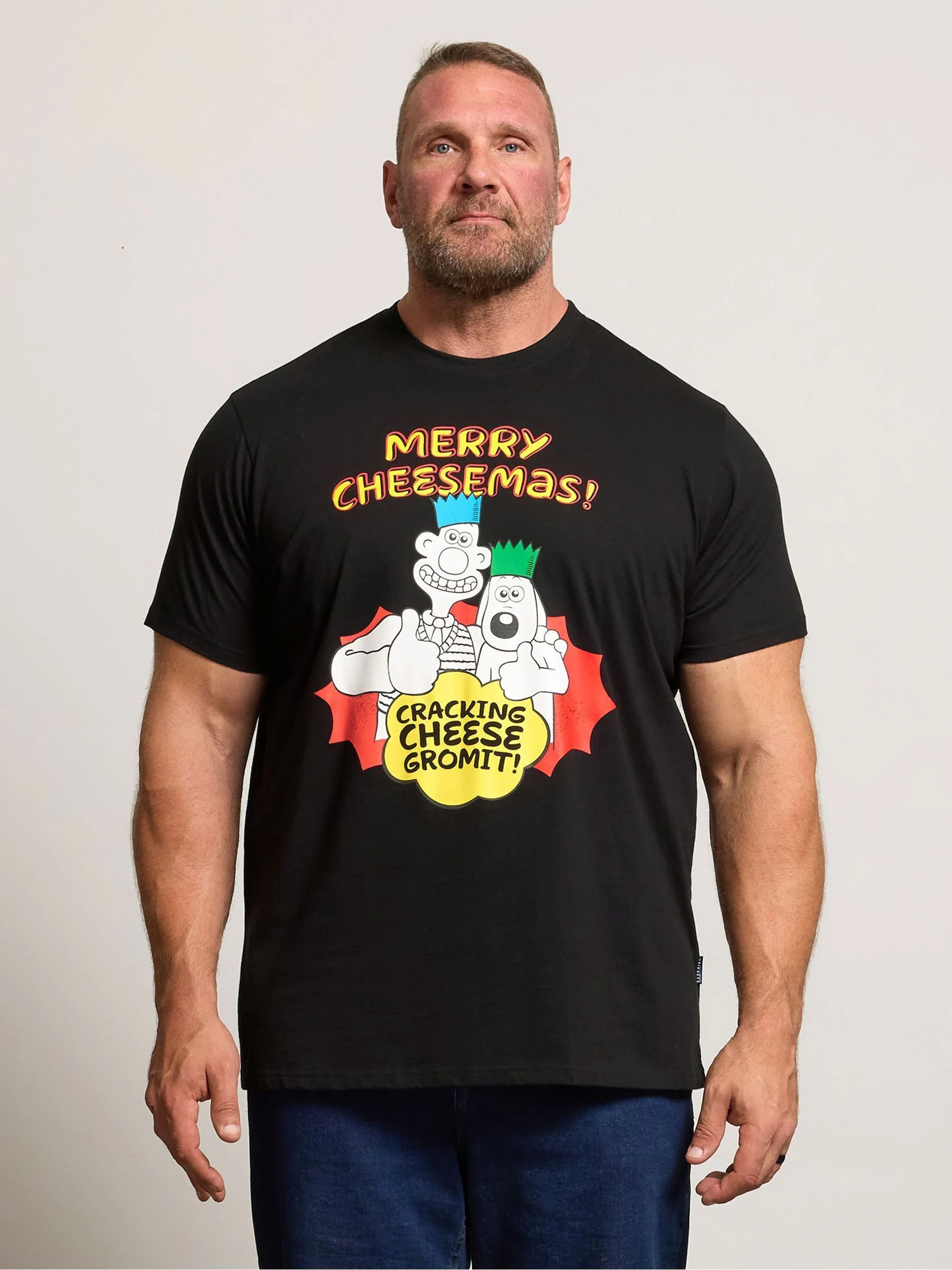 BadRhino Big & Tall Wallace And Gromit T-Shirt