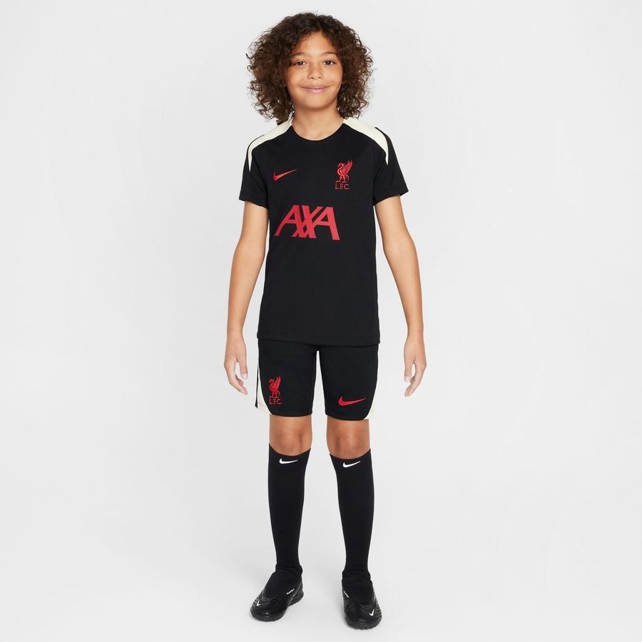 Liverpool T-shirt d'Entraînement Dri-FIT Strike - Noir/Rouge/Blanc Enfant