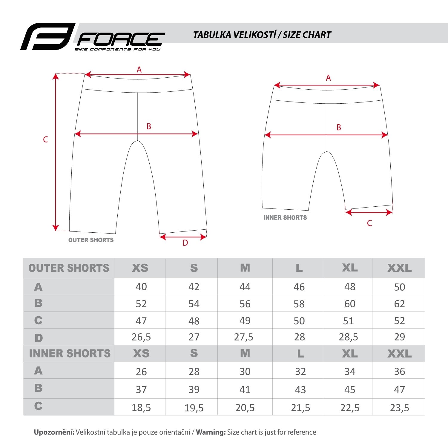 Force Storm Cykelshorts Sort/Pink