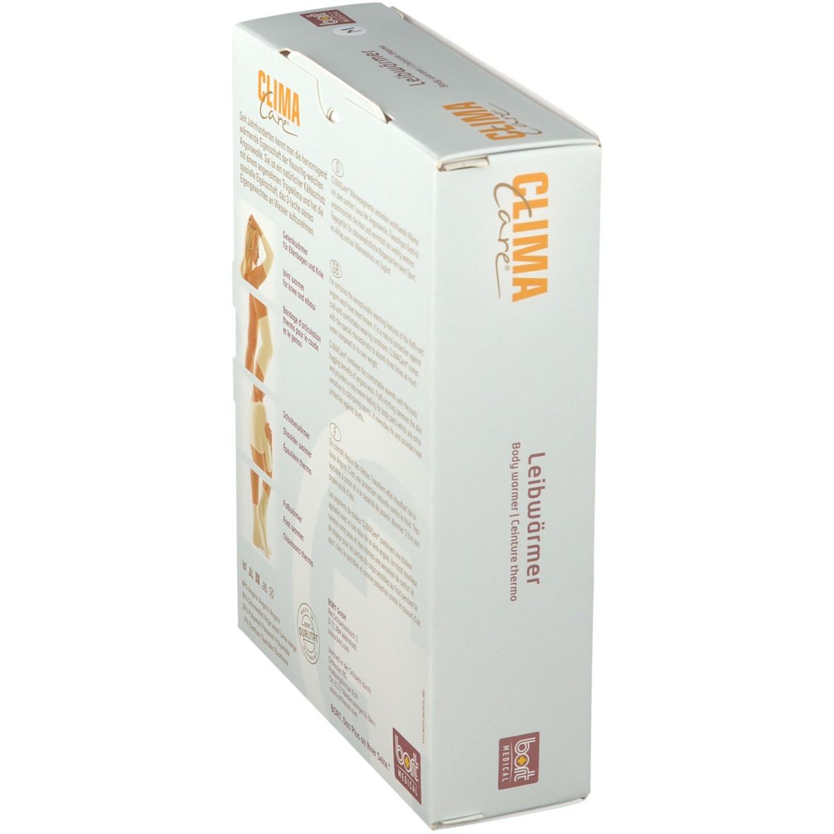 BORT CLIMACare® Leibwärmer Gr. M weiß