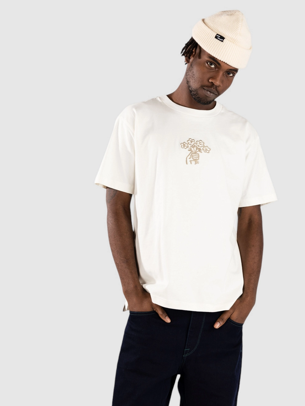 RVCA Thanks For Nothing T-Shirt salt