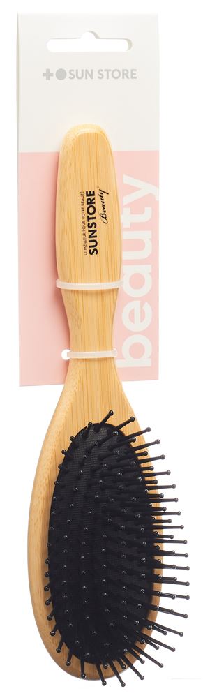 Sun Store Beauty Bambusbürste<br>1 Stück, oval
