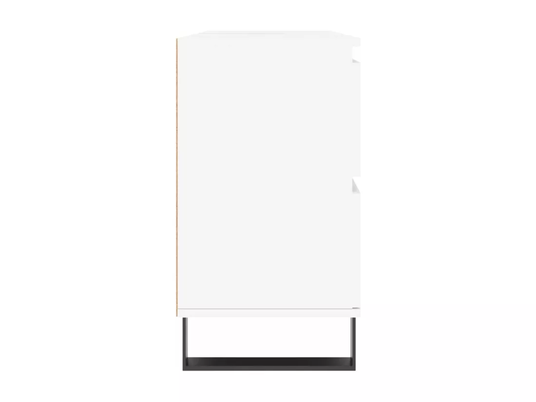 Armoire de salle de bain blanc 80x33x60 cm bois d'ingénierie