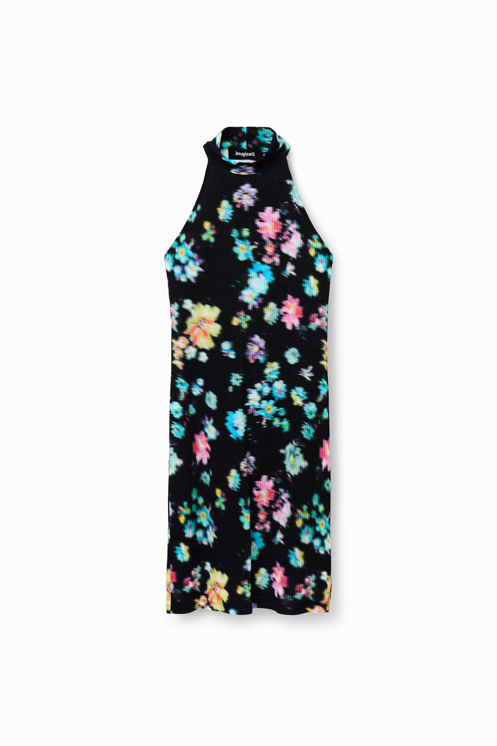 Robe courte encolure dos nu