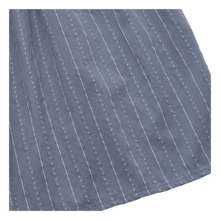 Louisiella Robe Hansely Volants Dentelle | Bleu nuit