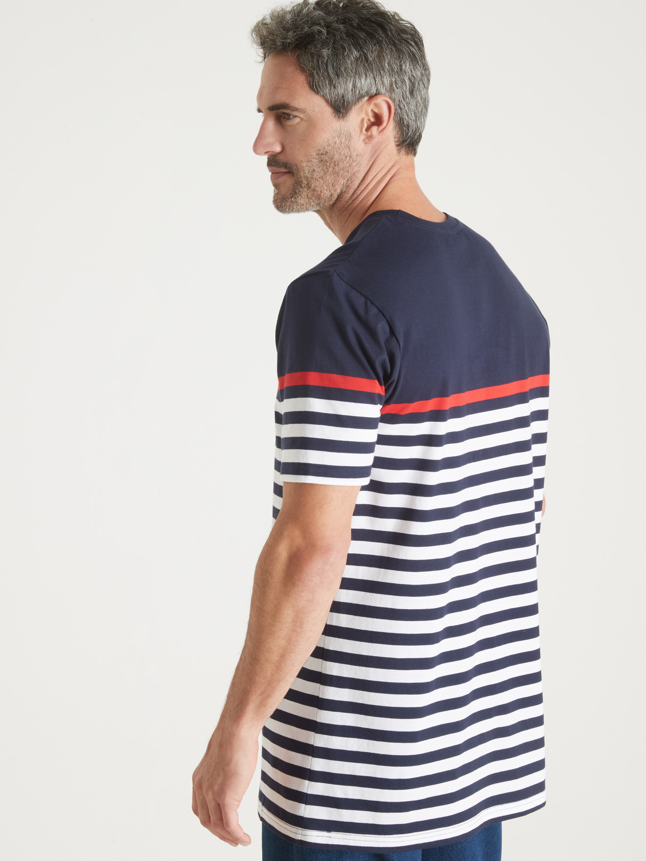 Tee-shirt marinière manches courtes