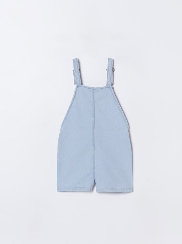 Macacão jeans - Azul claro