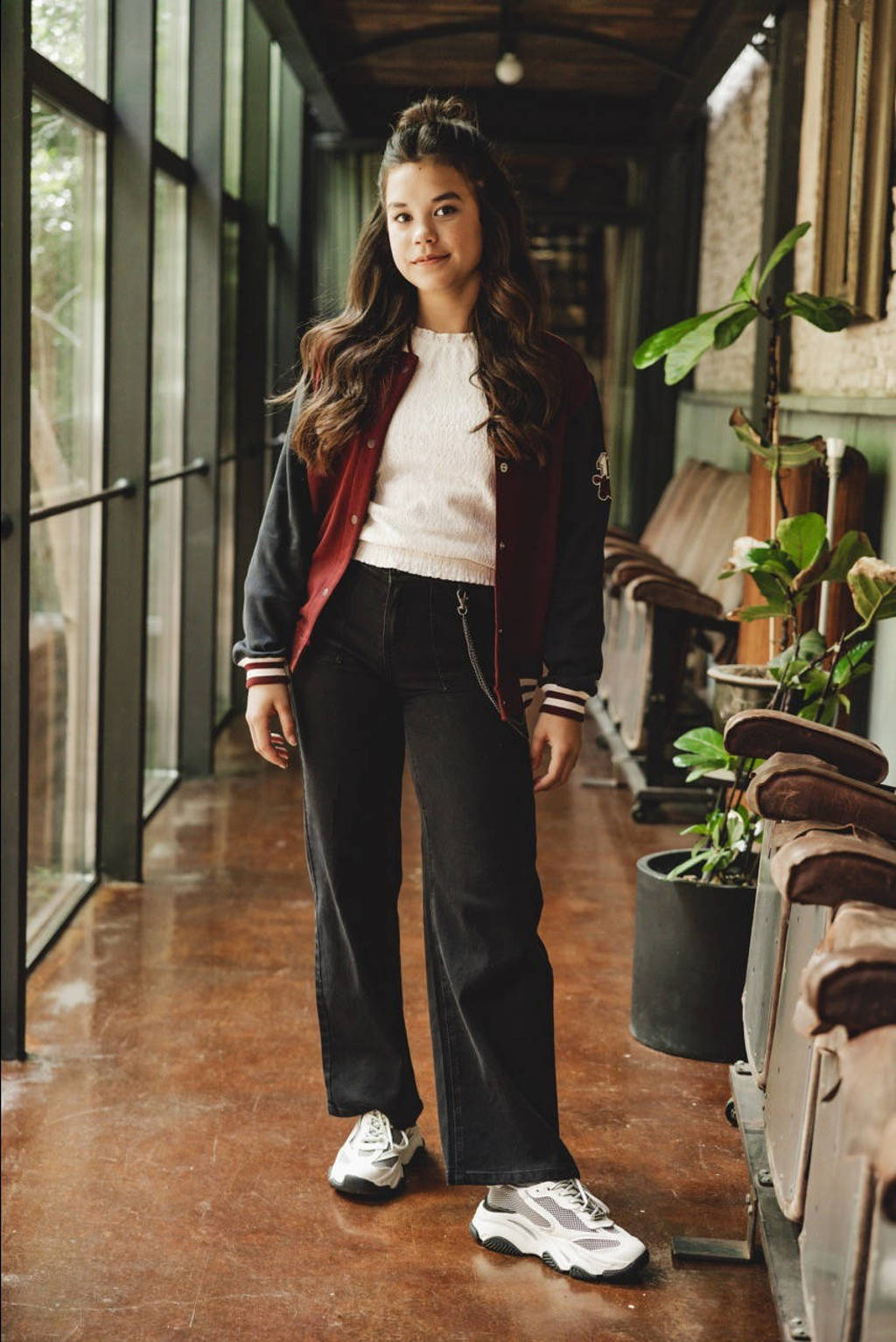 LOOXS loose fit broek black