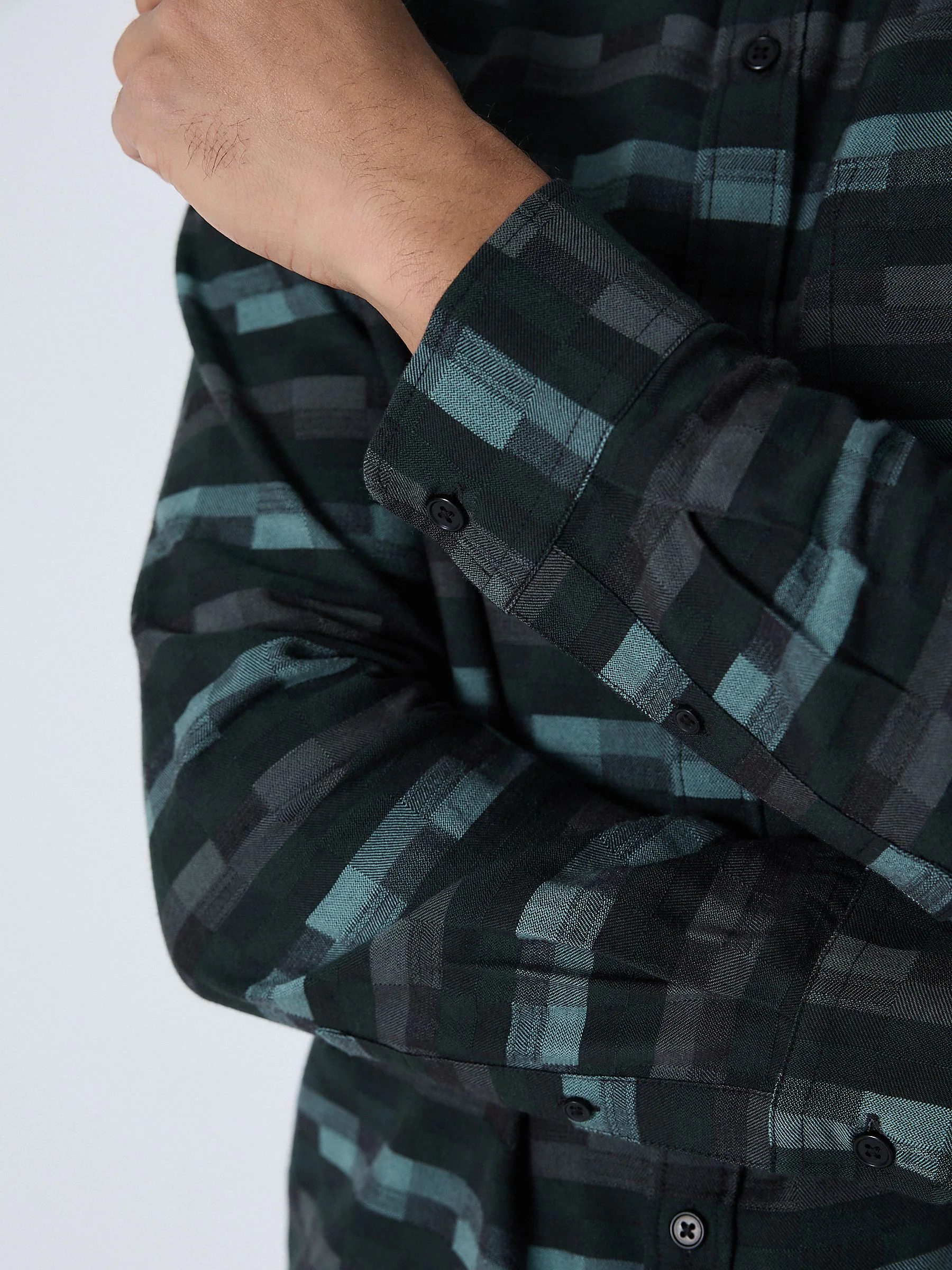 Bruin - Patchwork Check Long Sleeve Shirt