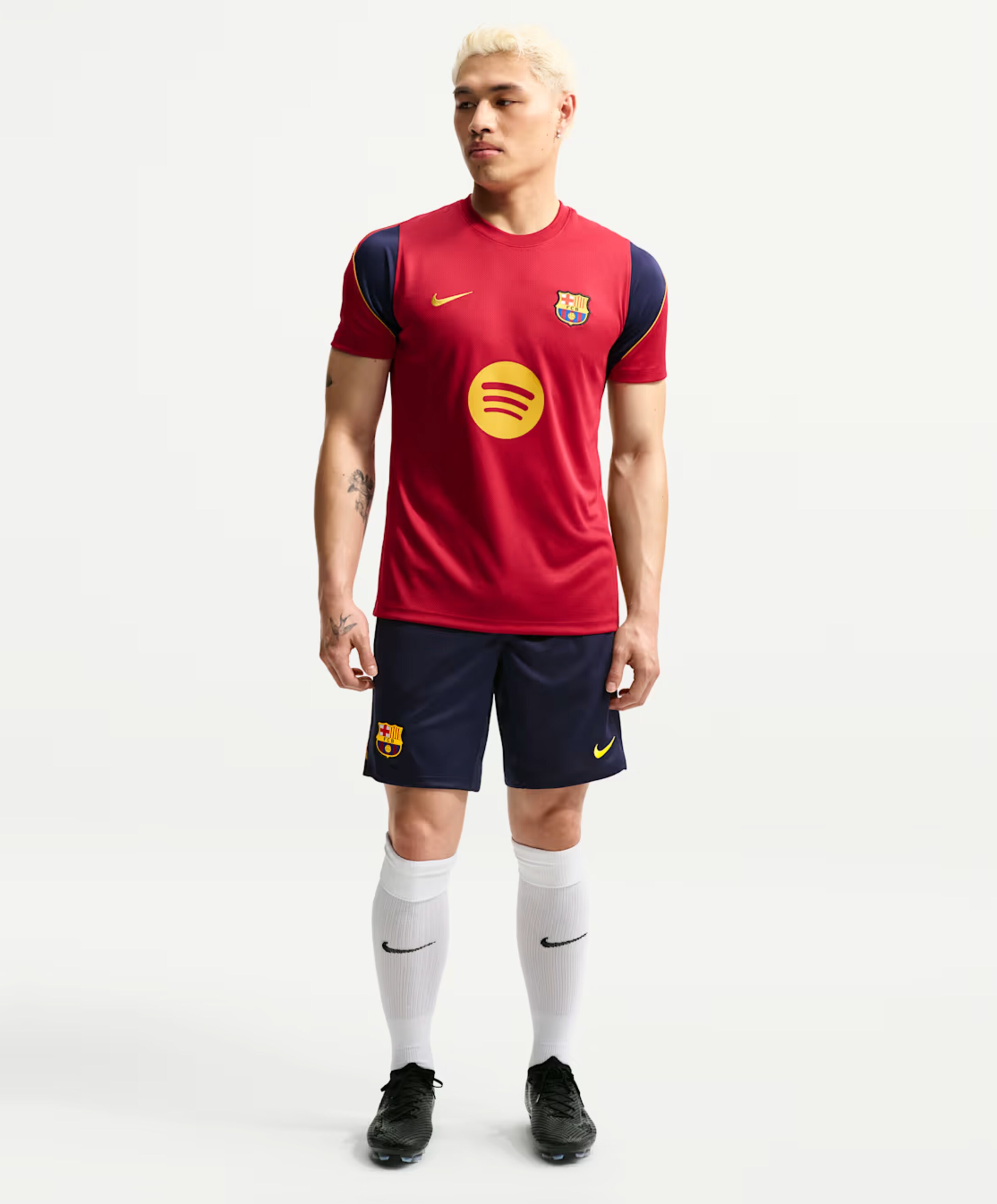 Nike Fcb M Nk Df Strk Shorts Kz heren shorts blauw