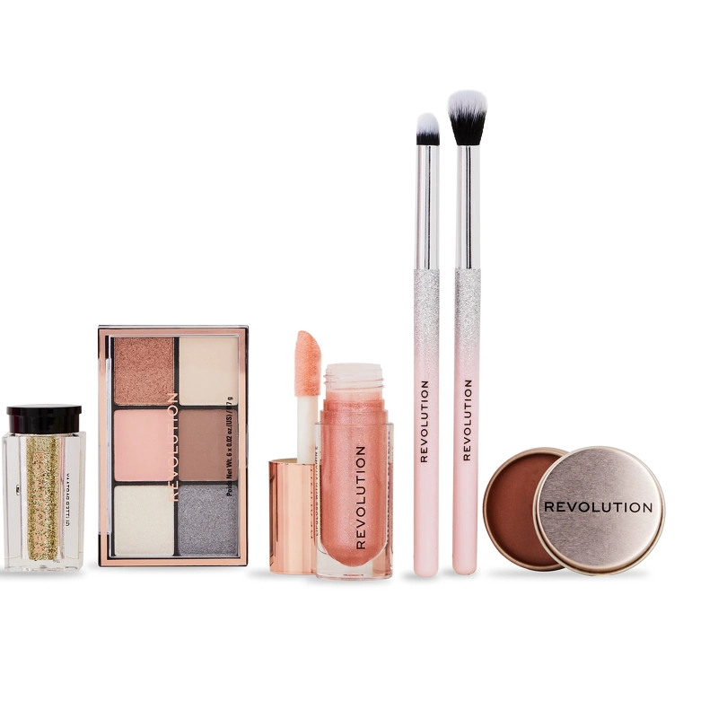 Makeup Revolution Pink Glow Get The Look Gift Set (Limited Edition)