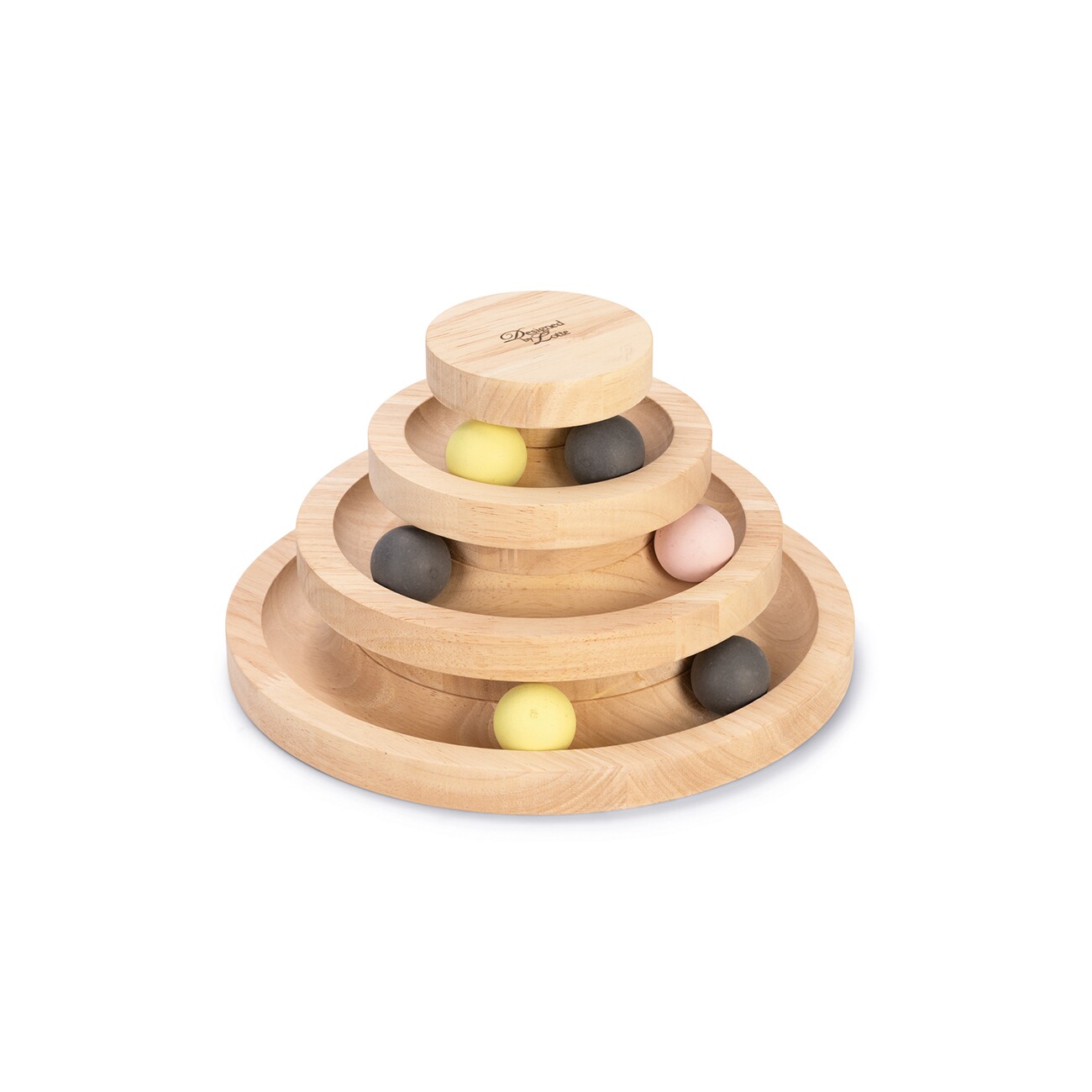 Designed by Lotte DBL Spielturm Mia Holz braun