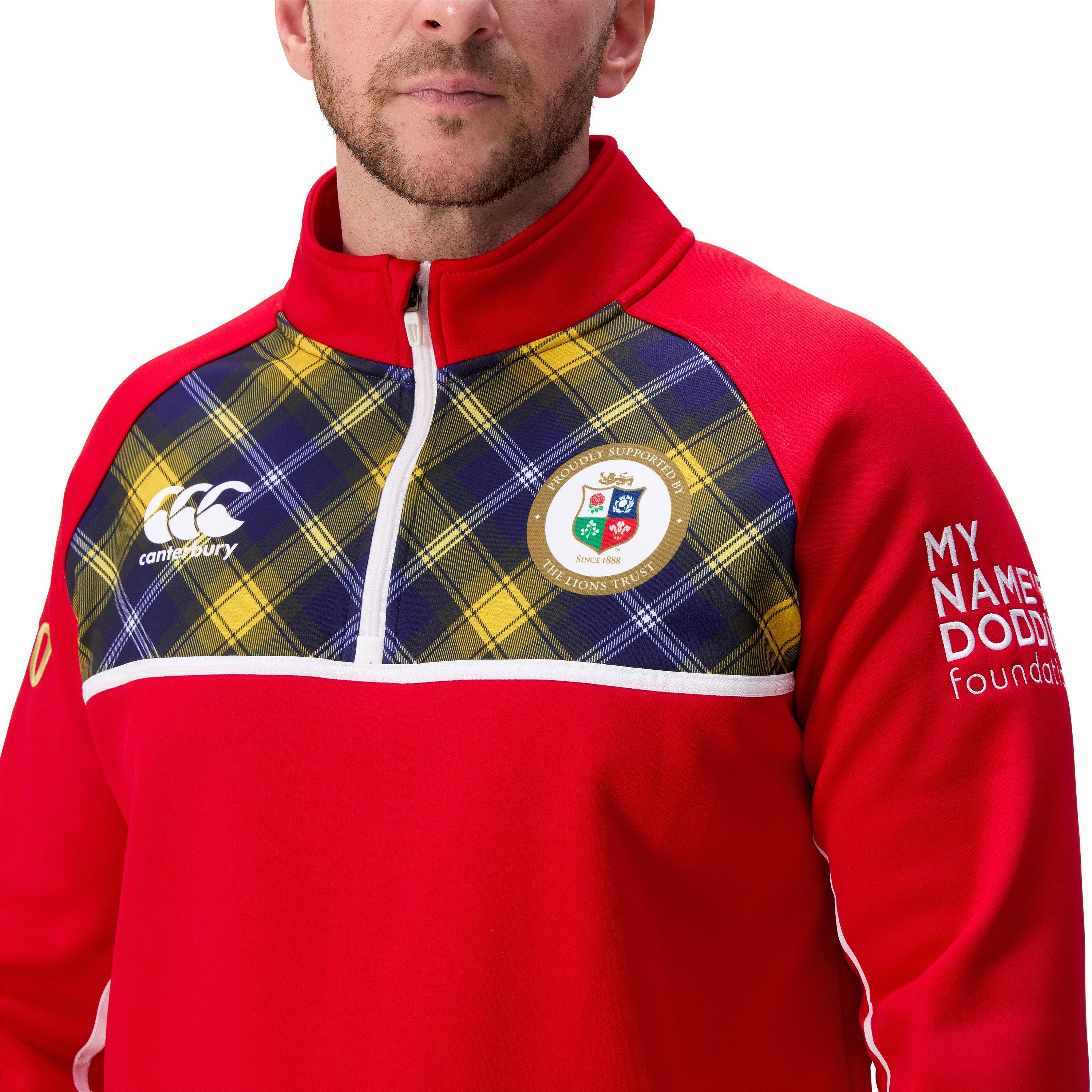 Canterbury British And Irish Lions Quarter Zip Jacket 2025 Mens