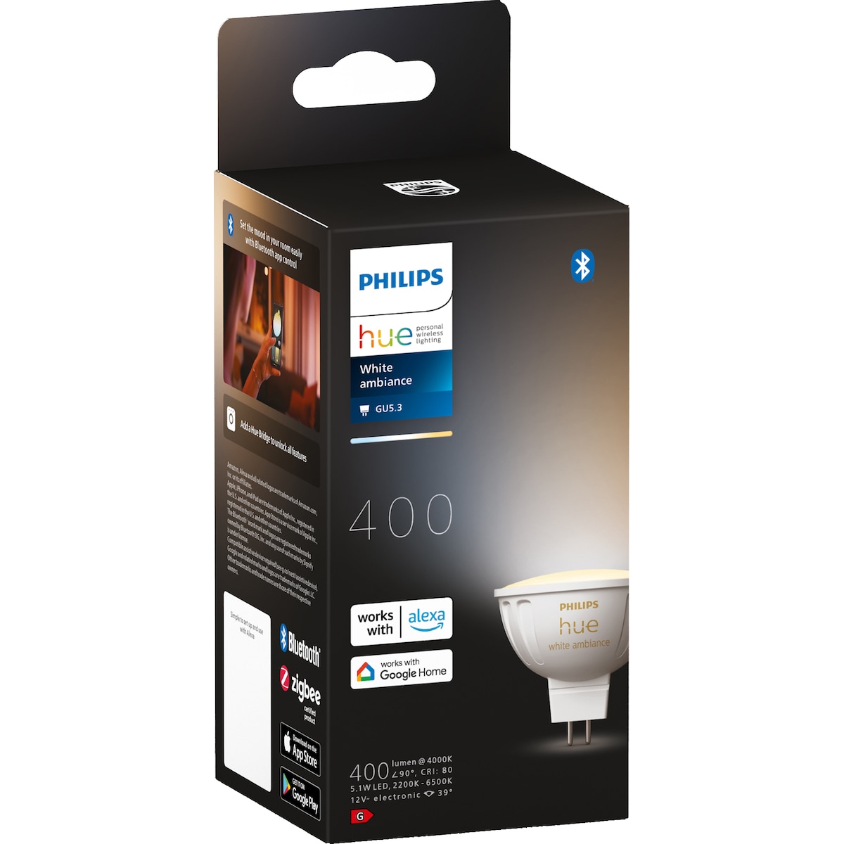 Philips Hue WA MR16 LED-lyspære 5,1 W GU5.3
