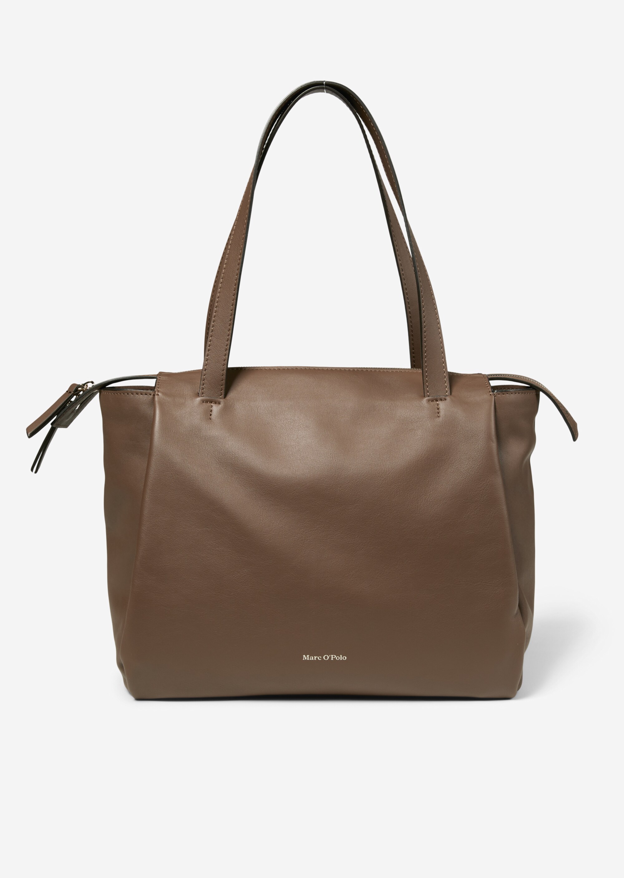 Shopper aus fein genarbtem Rindleder