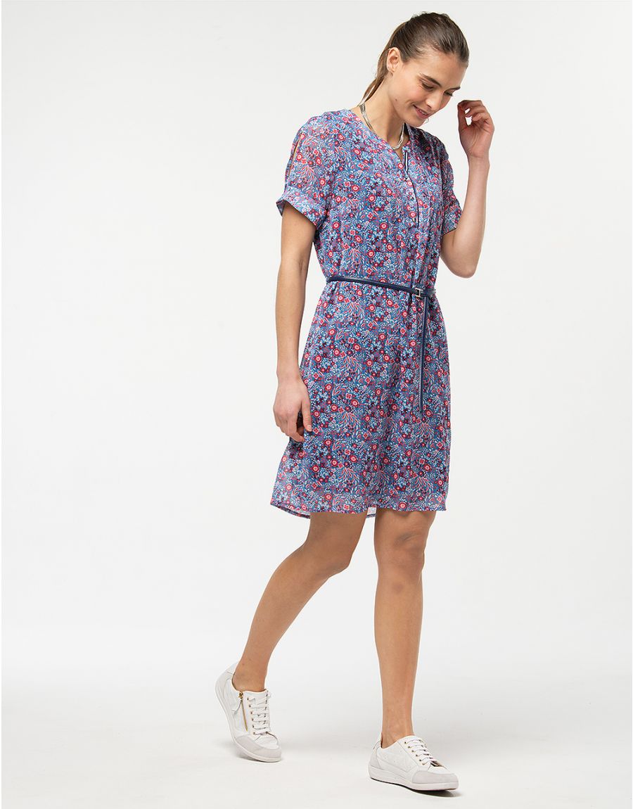 Robe fluide fleurie