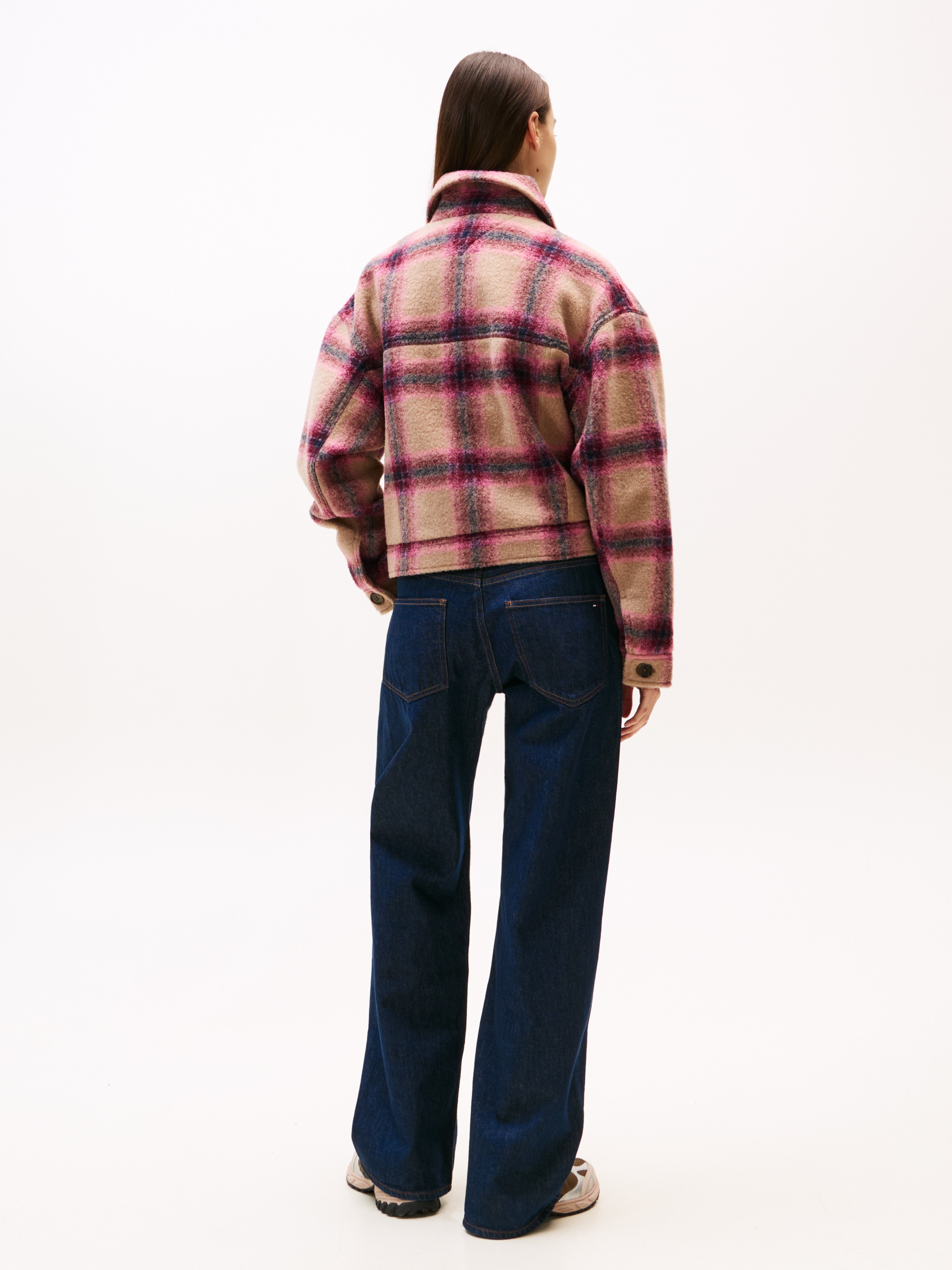 Tommy Jeans Hemdjacke »TJW WOOL TRUCKER JACKET« mit Wolle