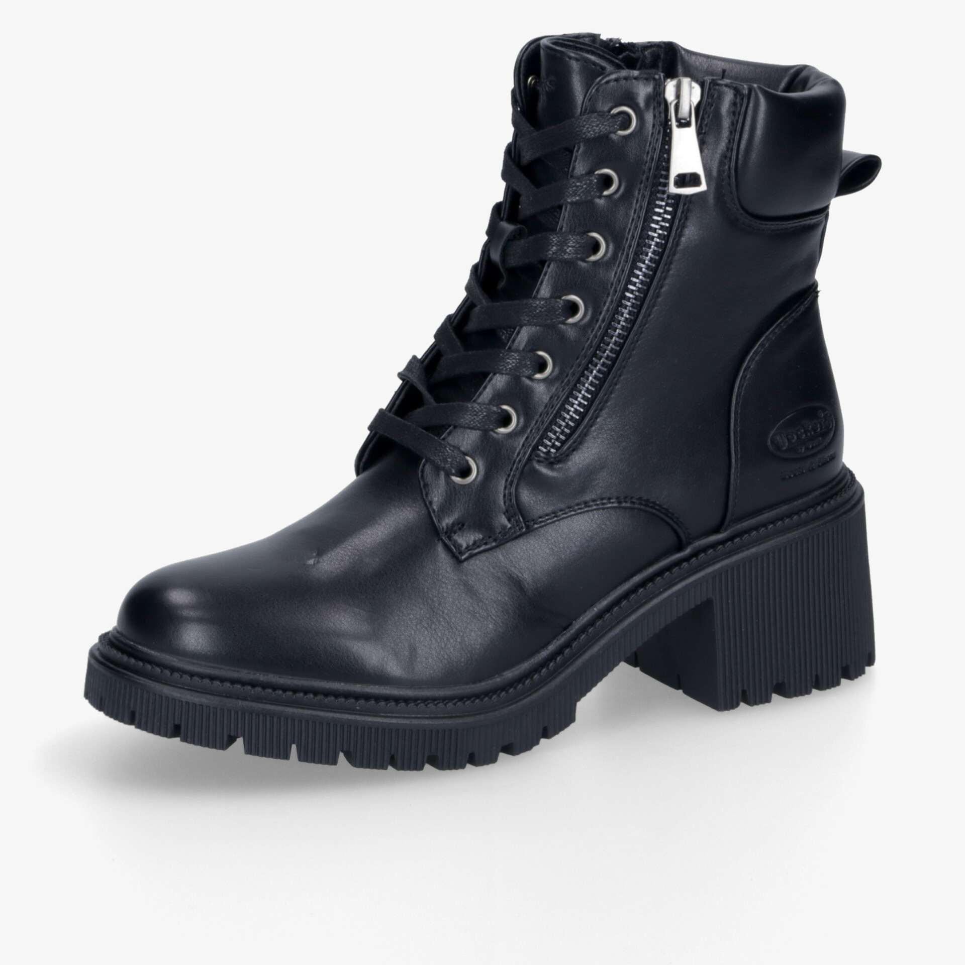 Dockers Damen Schnürstiefeletten schwarz