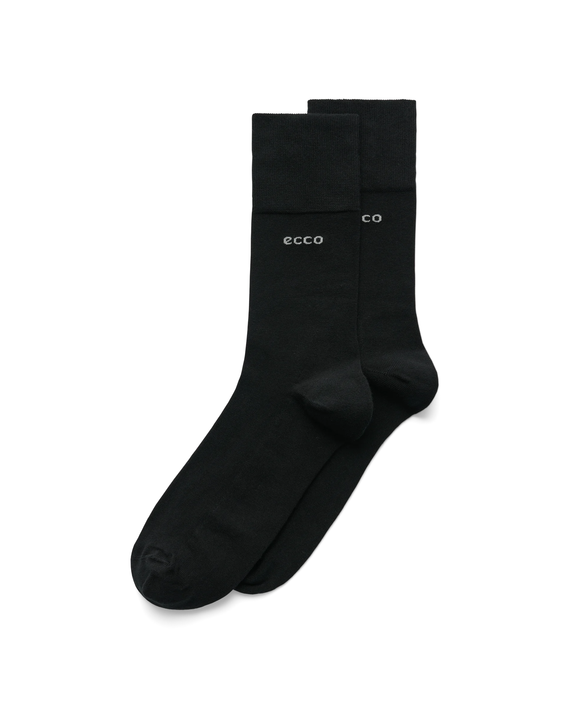 ECCO Longlife Mid Cut Unisex Halbhohe Socken Schwarz